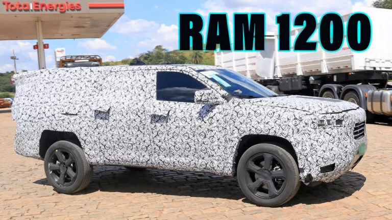 Ram 1200 foi vista com poucas camuflagens