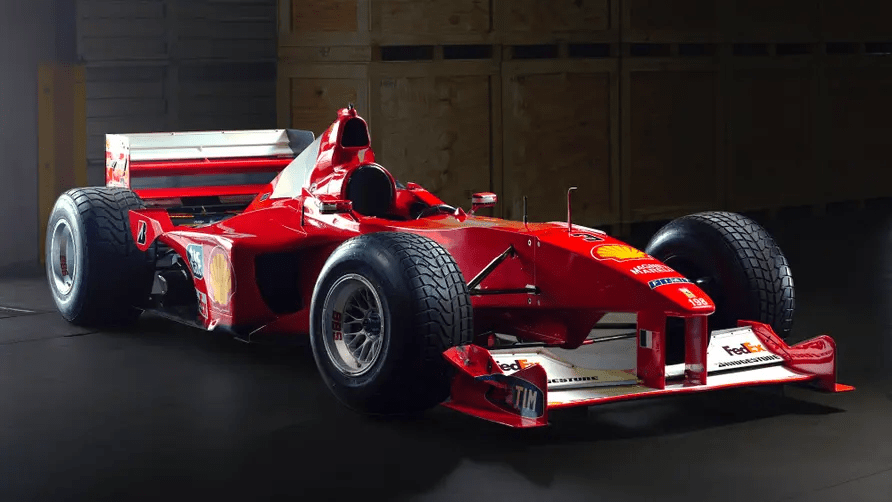 Ferrari F1-2000 campeã de Schumacher está à venda