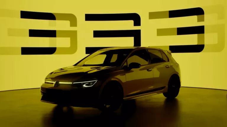 VW Golf R foi apresentado pela montadora em um teaser